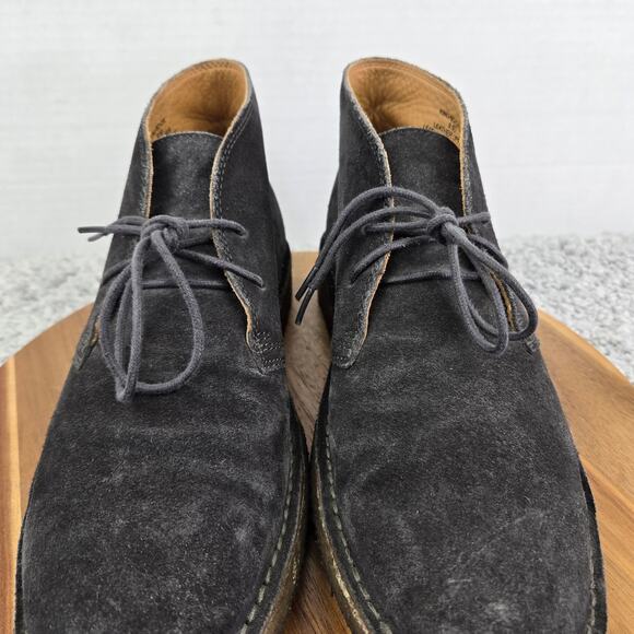 Polo Ralph Laruen Mens 9.5D King Bo Gray Suede Casual Crepe Sole Chukka Boot main image 13